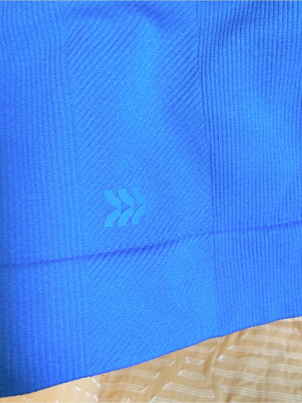 all in motion Blue High-Neck Sports Bra Tank - Picture 3 of 4